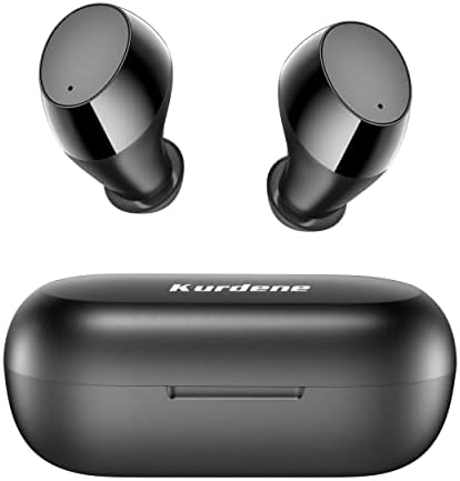 Kurdene Bluetooth 5.2 אוזניות אלחוטיות, S8 Mini [אוזן קטנה] [צליל בס עמוק] 30 שעות משחק שיחה אוזניות עמיד